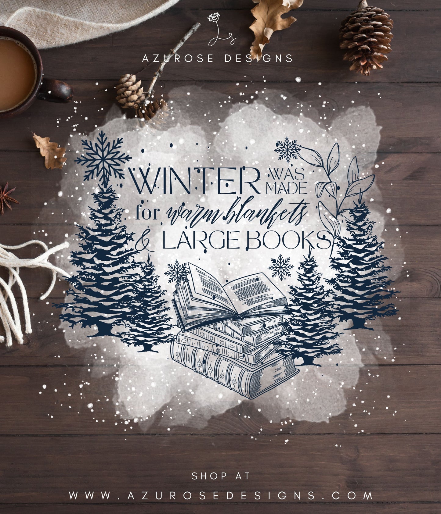 Warm Blankets & Large Books Sticker