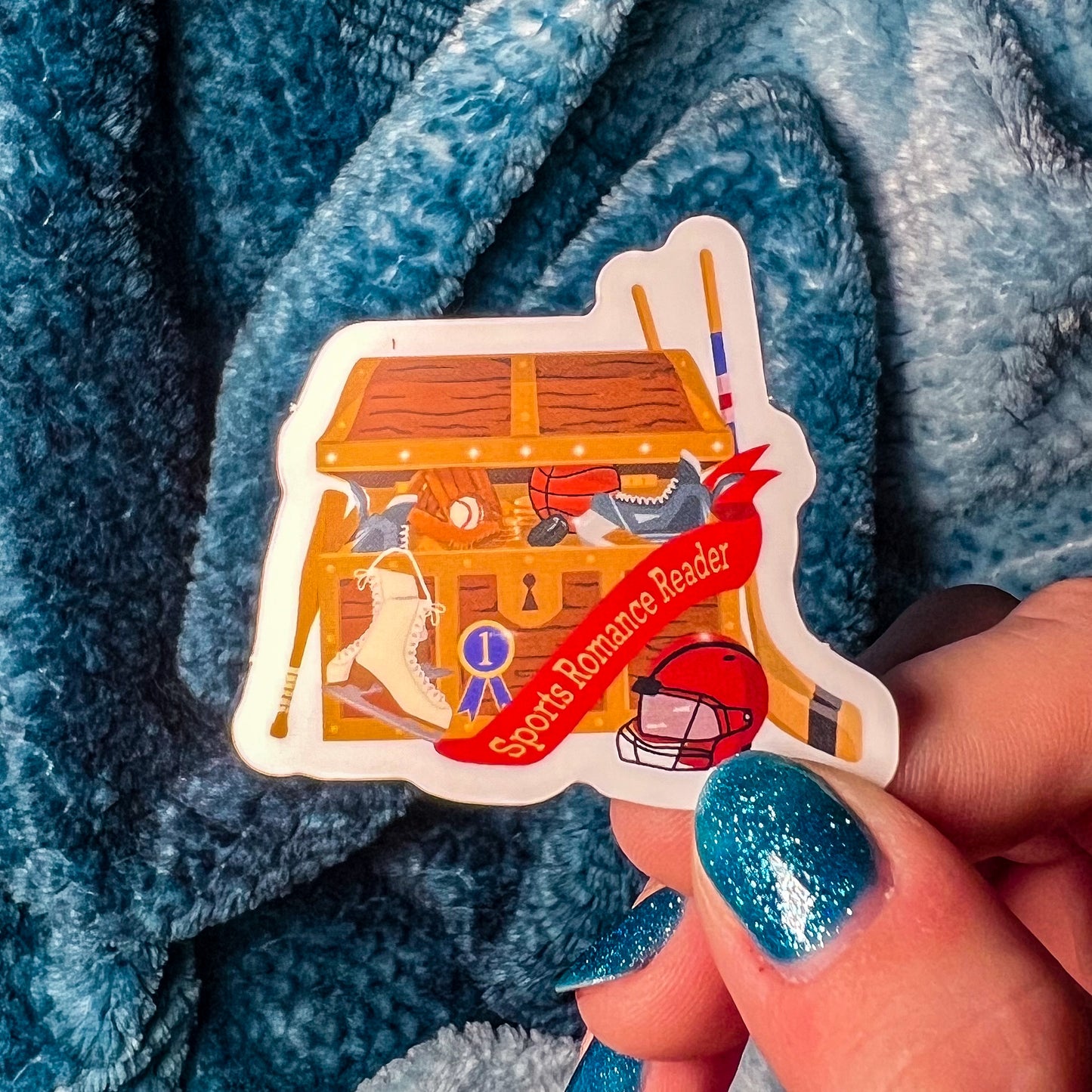 Sports Romance Reader Sticker