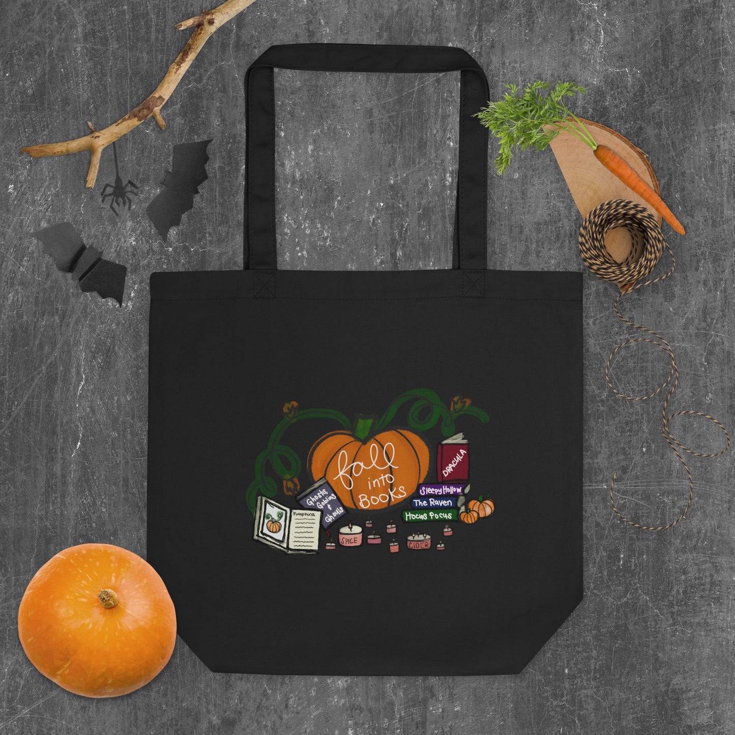 Fall Into Books Eco Tote Bag