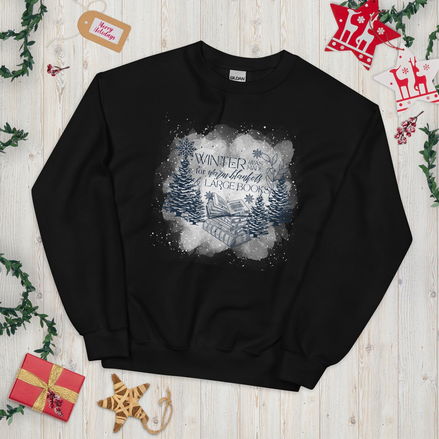Warm Blankets & Large Books Unisex Sweatshirt