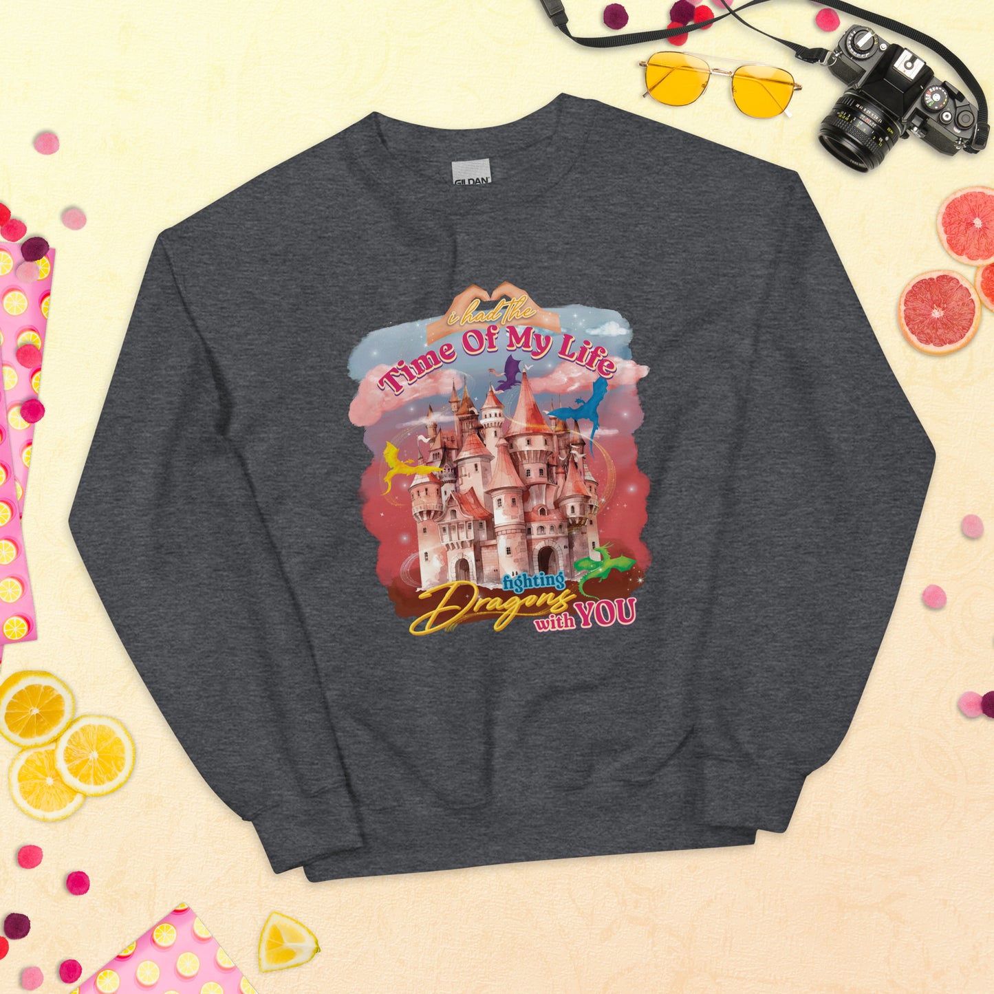 Fighting Dragons With You Unisex Sweatshirt