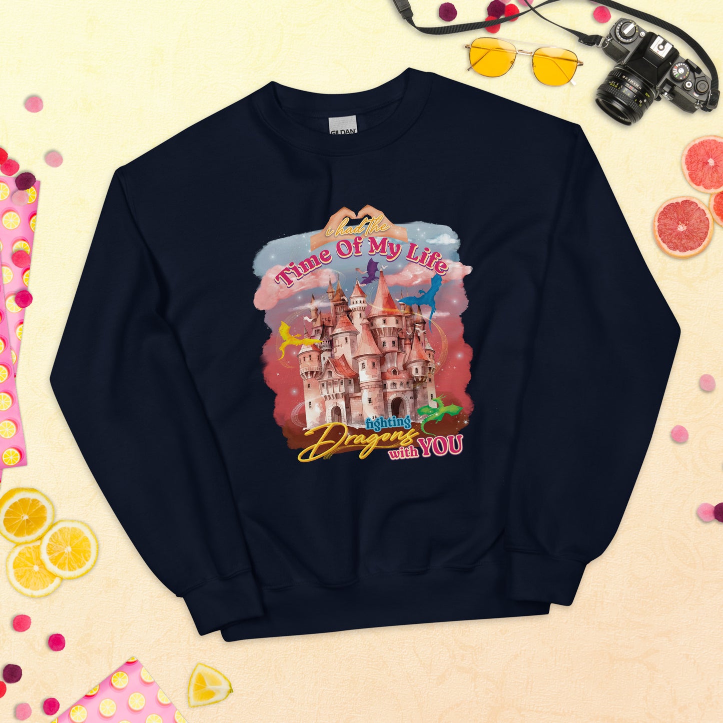 Fighting Dragons With You Unisex Sweatshirt