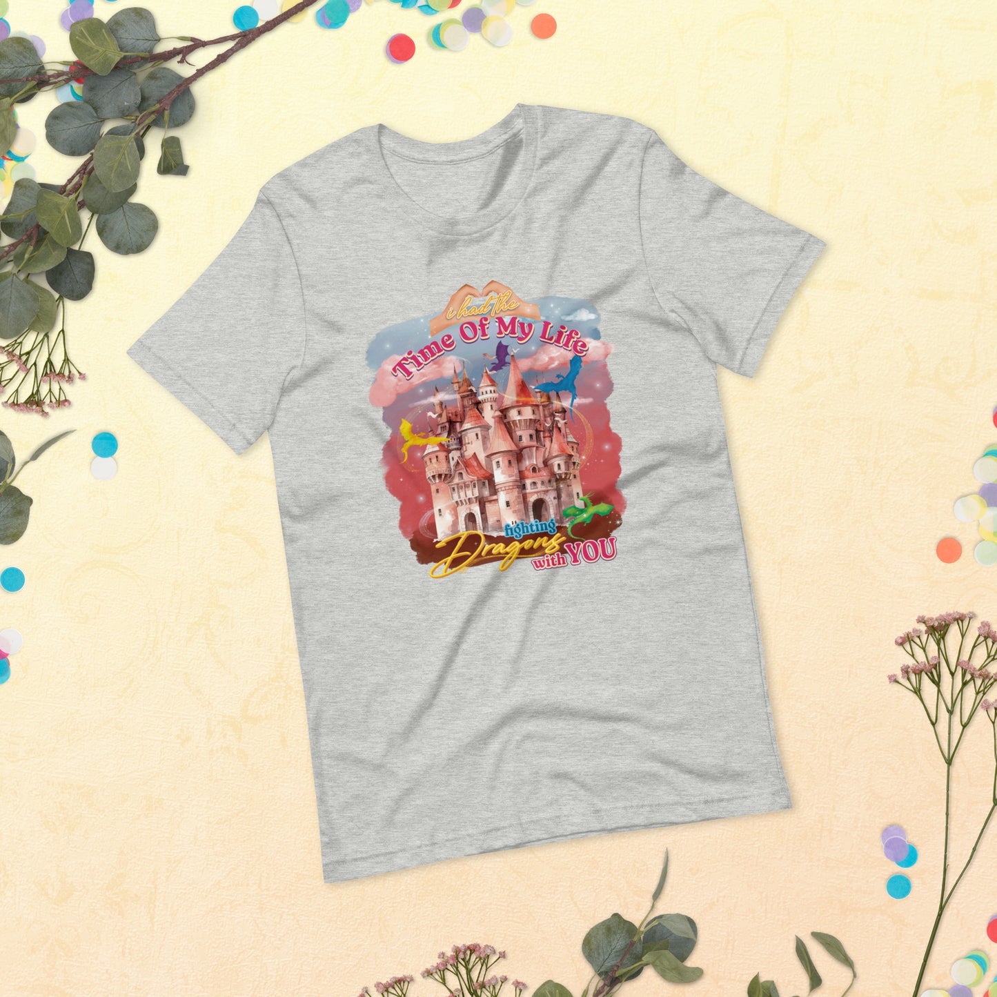 Fighting Dragons With You Unisex t-shirt