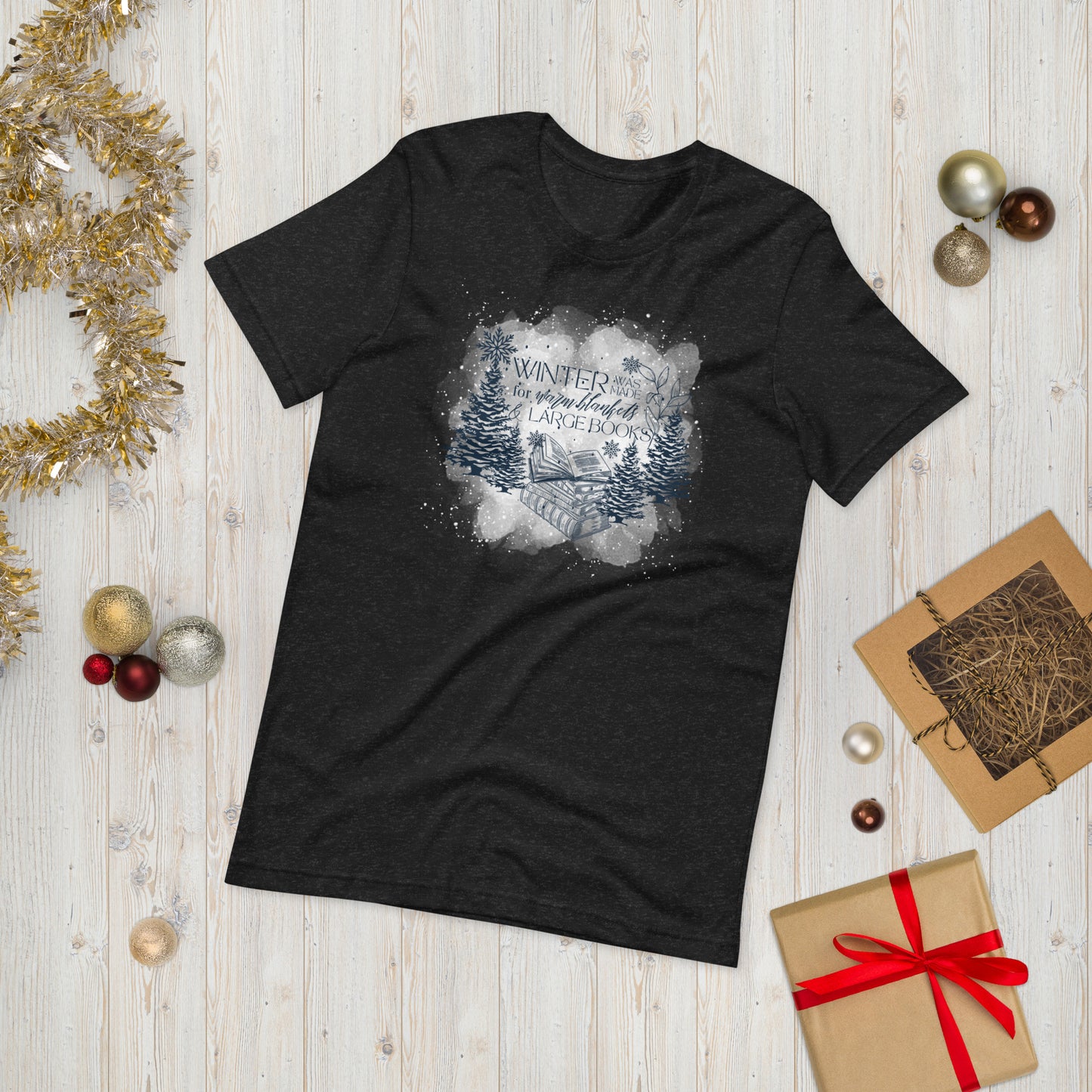 Warm Blankets & Large Books Unisex t-shirt