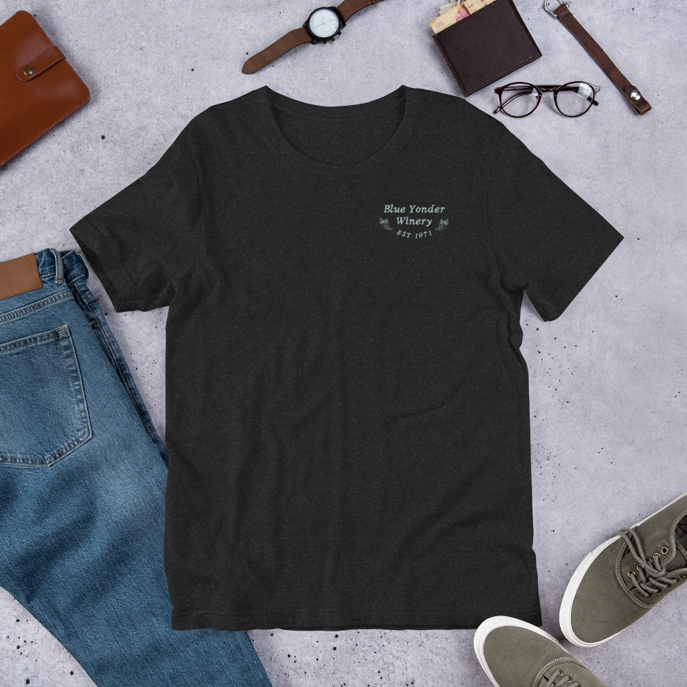 Blue Yonder Winery Unisex t-shirt