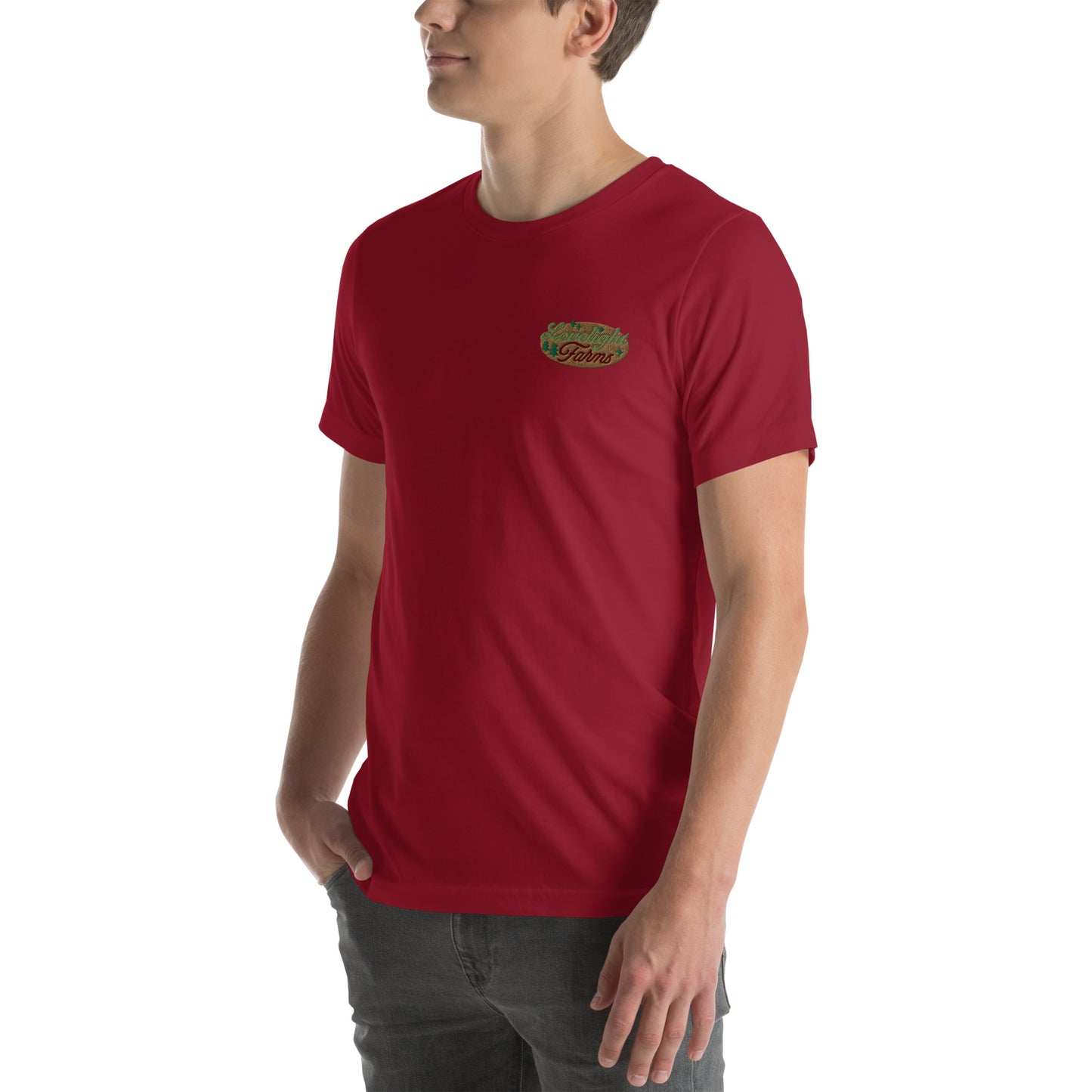 Lovelight Farms Embroidered Unisex t-shirt