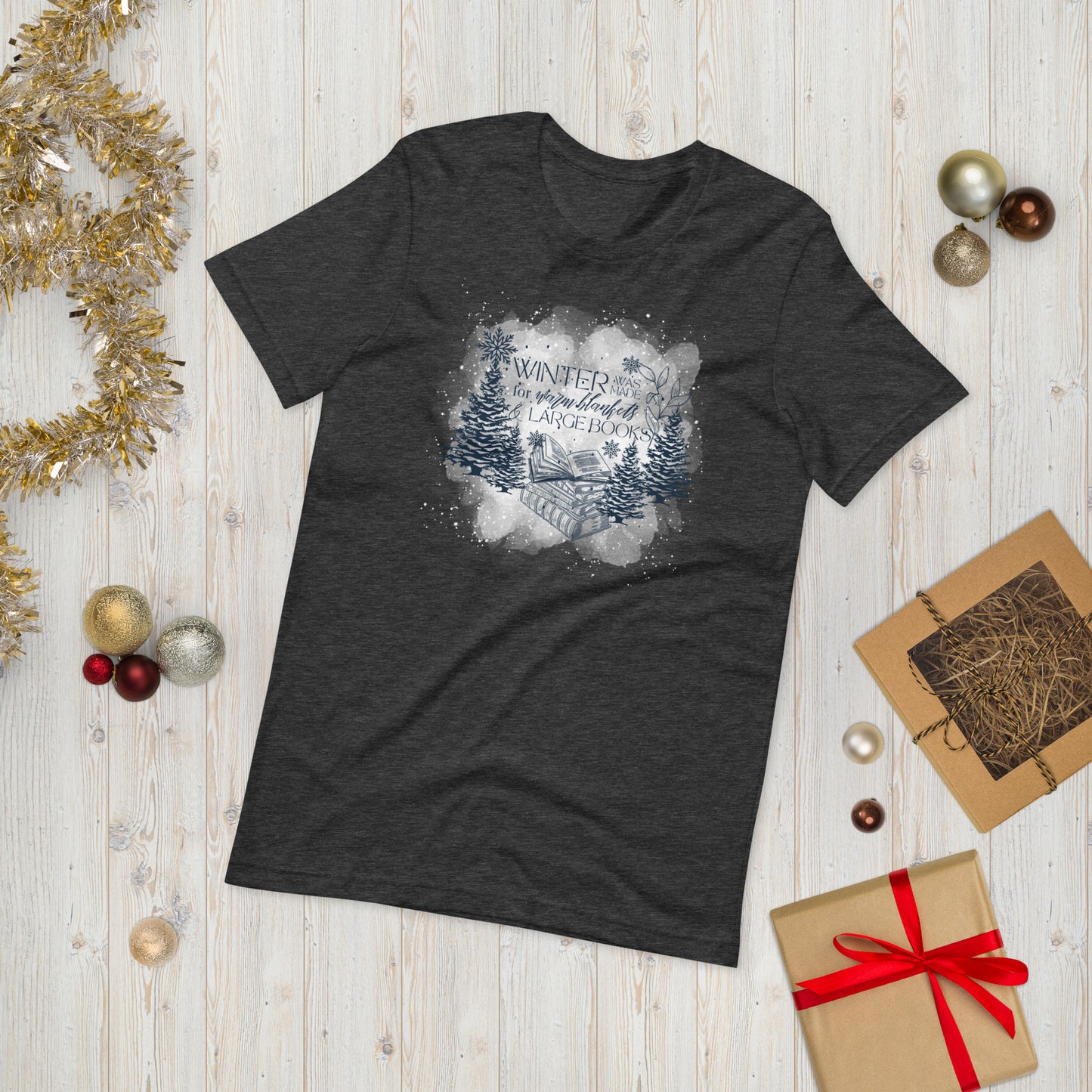 Warm Blankets & Large Books Unisex t-shirt
