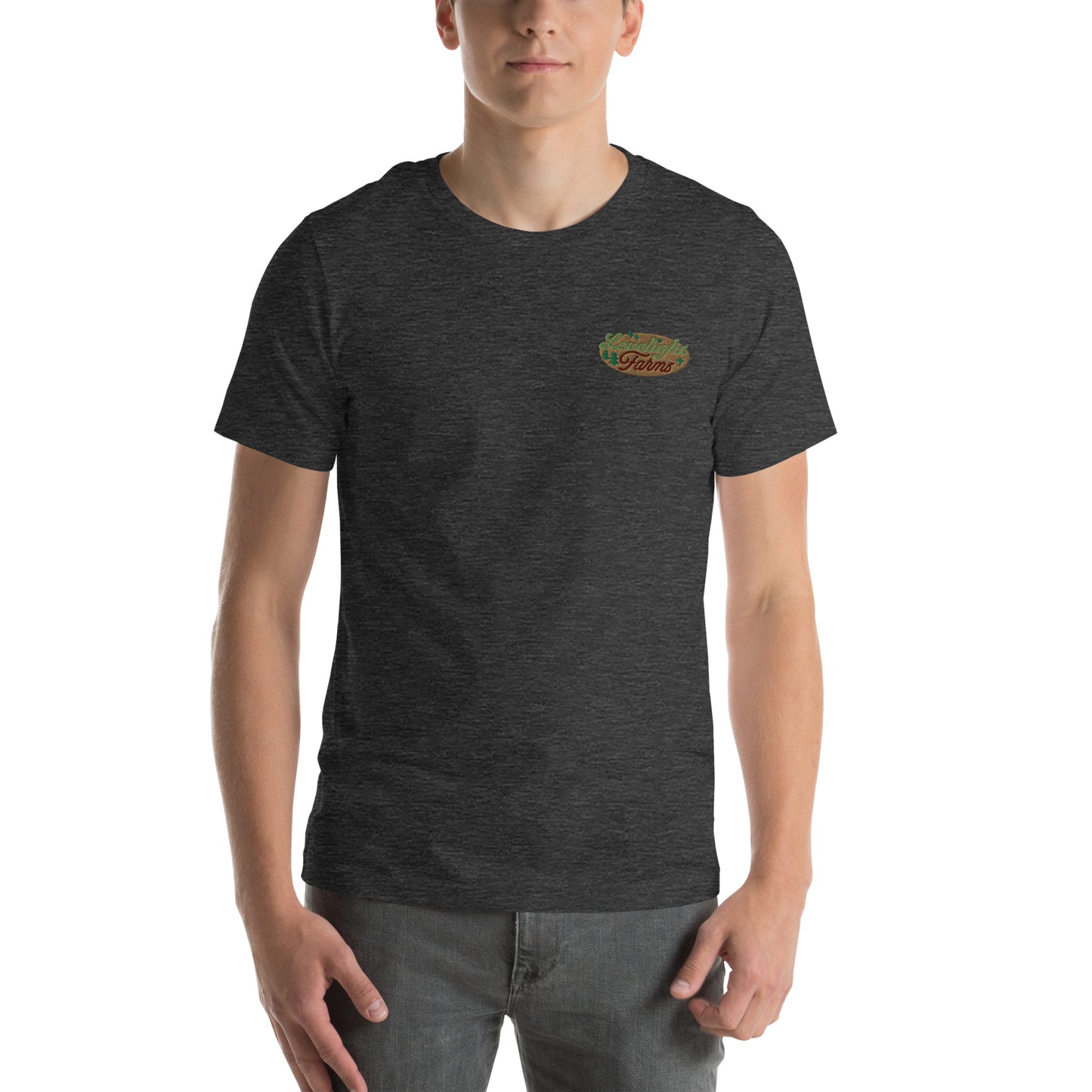 Lovelight Farms Embroidered Unisex t-shirt