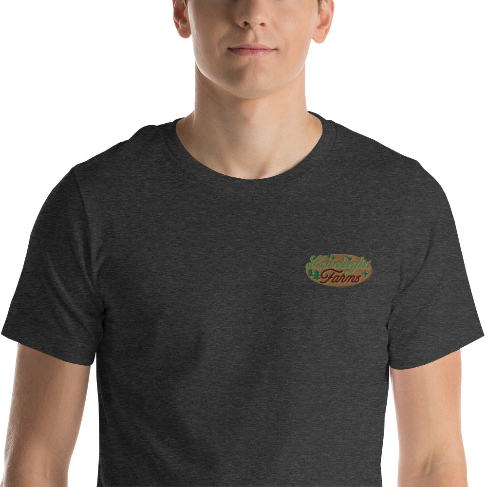 Lovelight Farms Embroidered Unisex t-shirt
