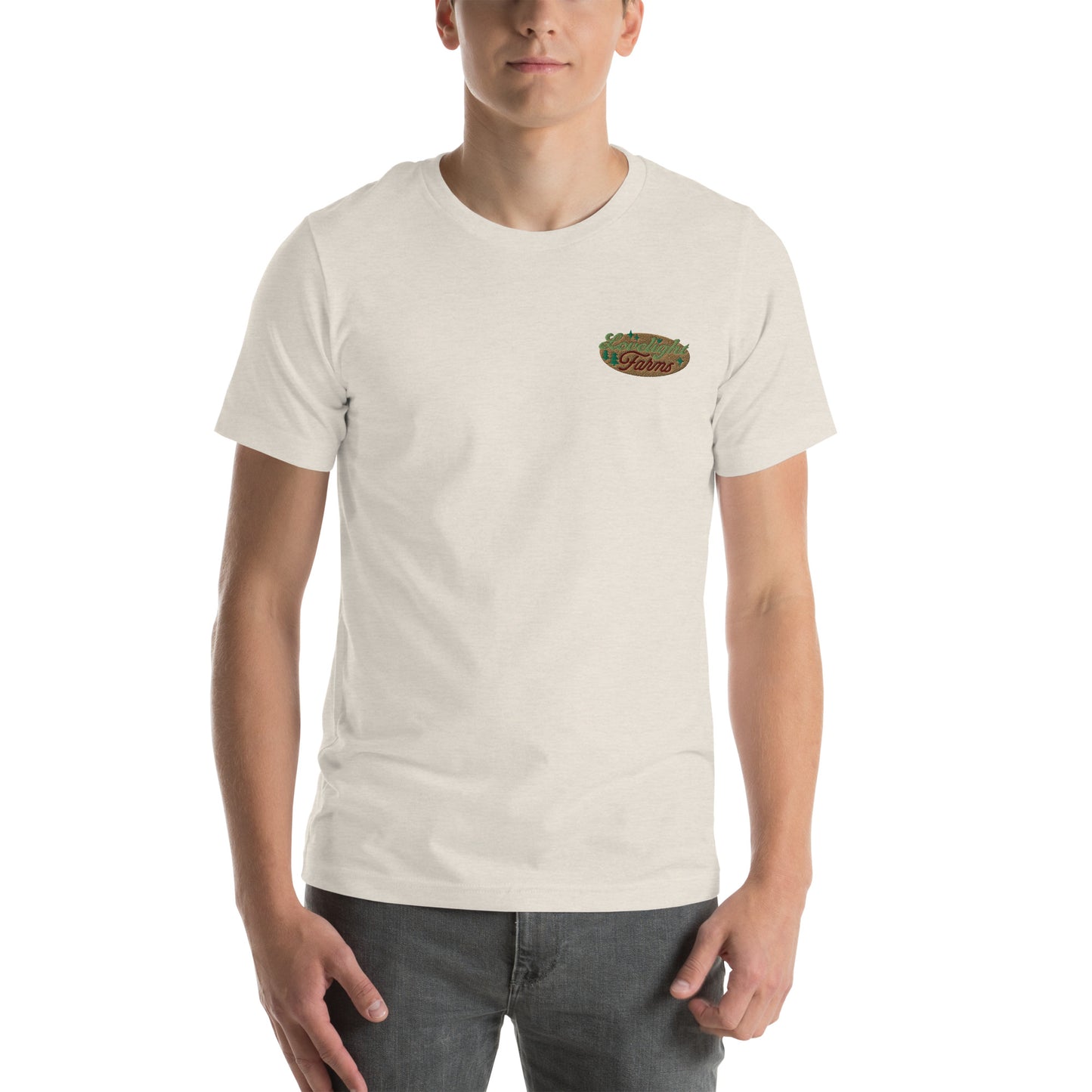 Lovelight Farms Embroidered Unisex t-shirt