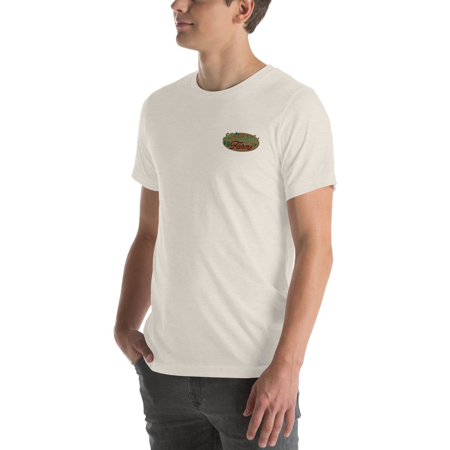 Lovelight Farms Embroidered Unisex t-shirt
