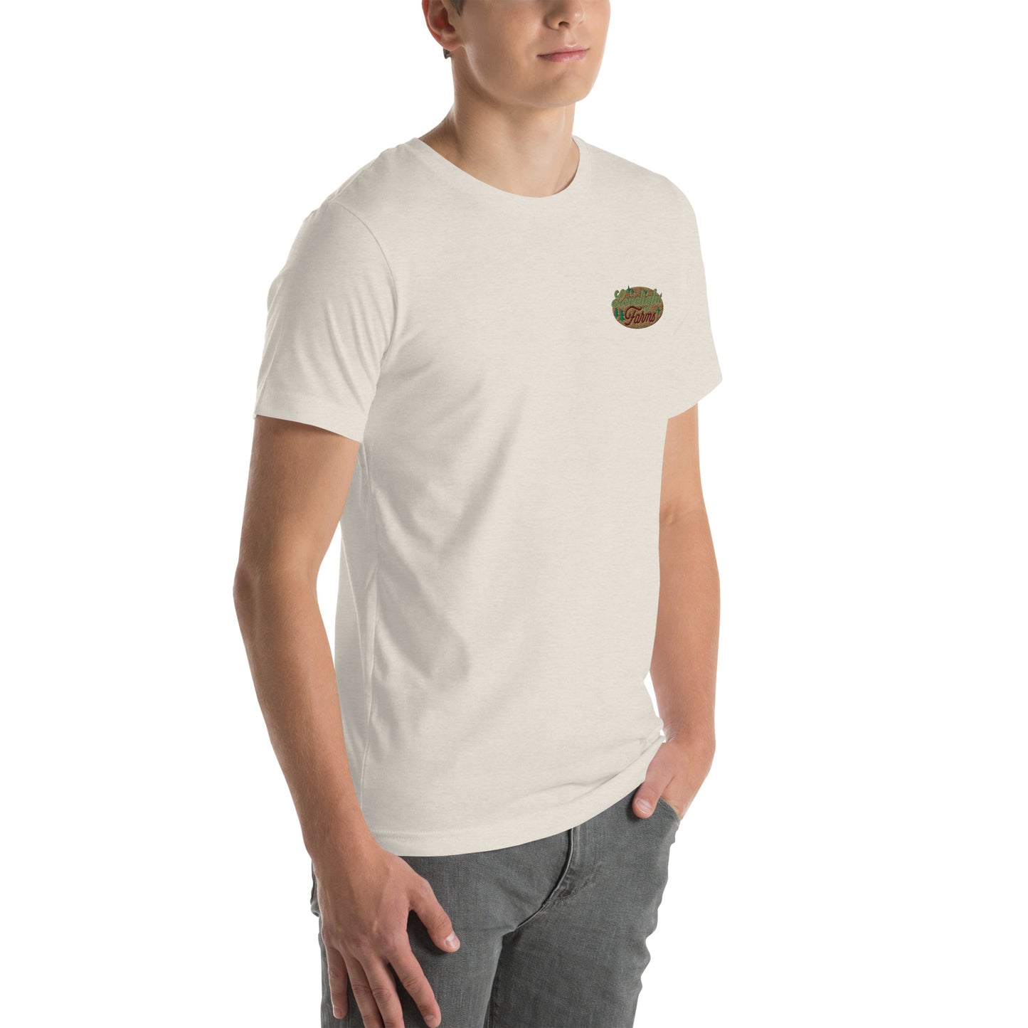 Lovelight Farms Embroidered Unisex t-shirt