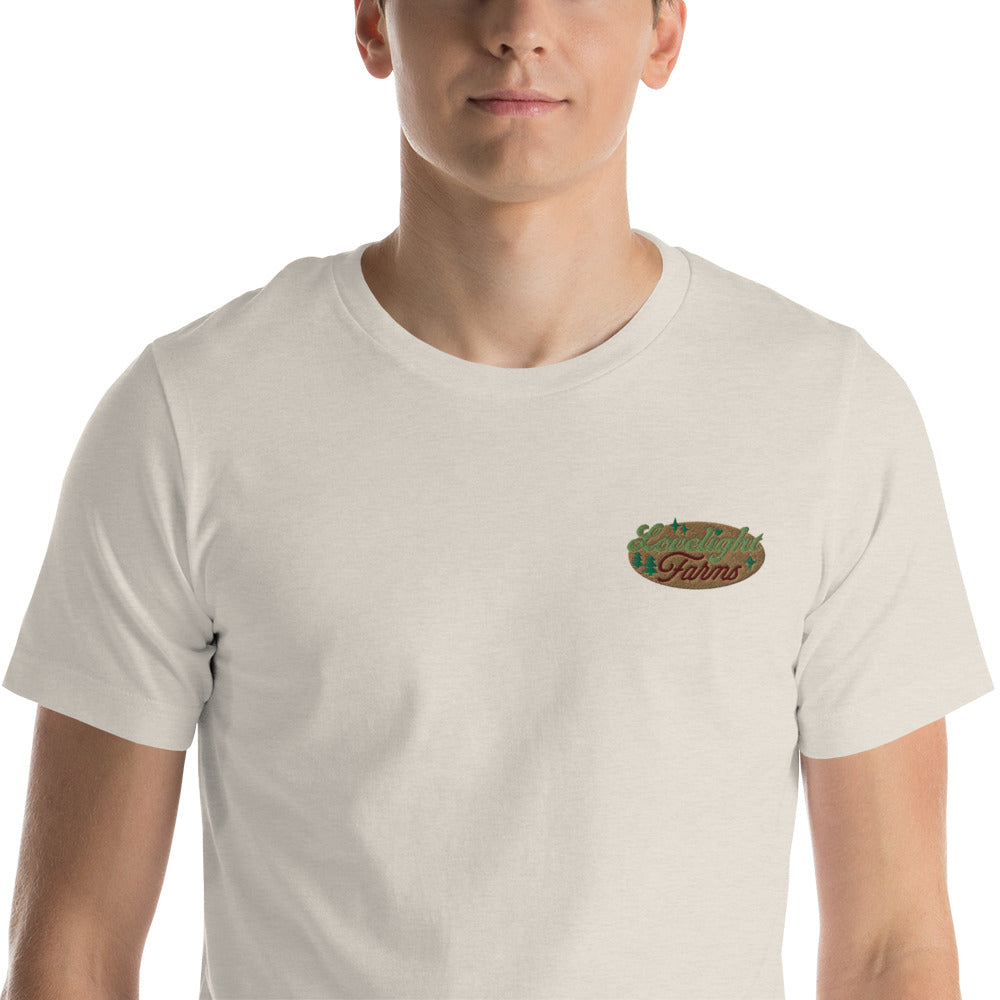 Lovelight Farms Embroidered Unisex t-shirt
