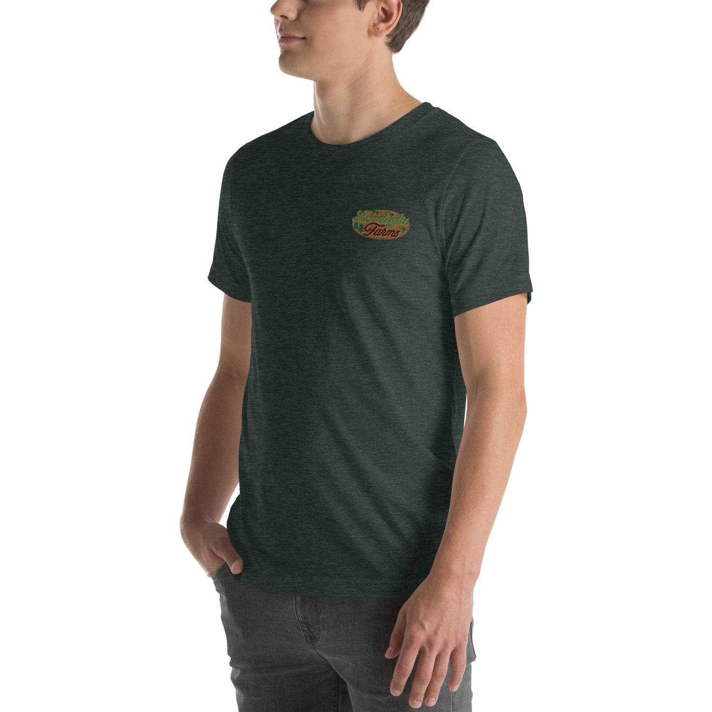 Lovelight Farms Embroidered Unisex t-shirt