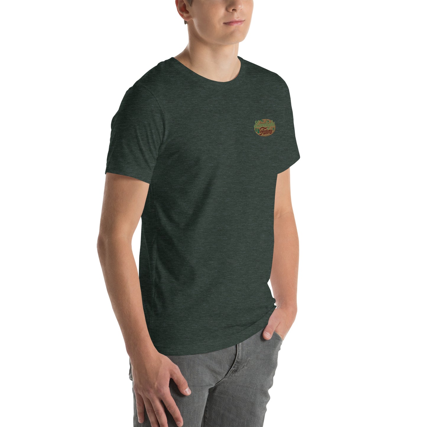 Lovelight Farms Embroidered Unisex t-shirt