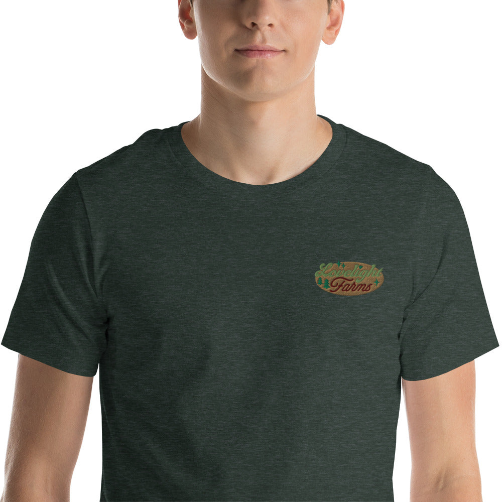 Lovelight Farms Embroidered Unisex t-shirt