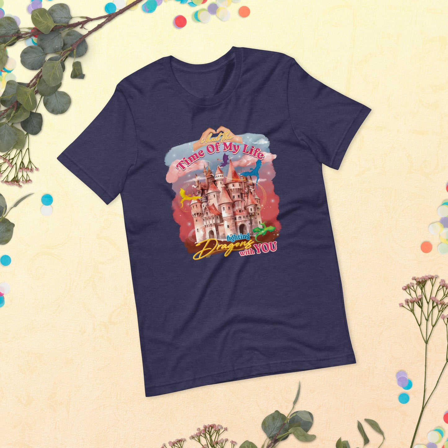 Fighting Dragons With You Unisex t-shirt