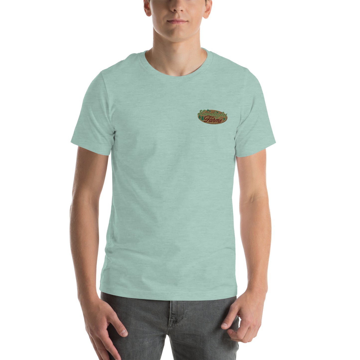 Lovelight Farms Embroidered Unisex t-shirt