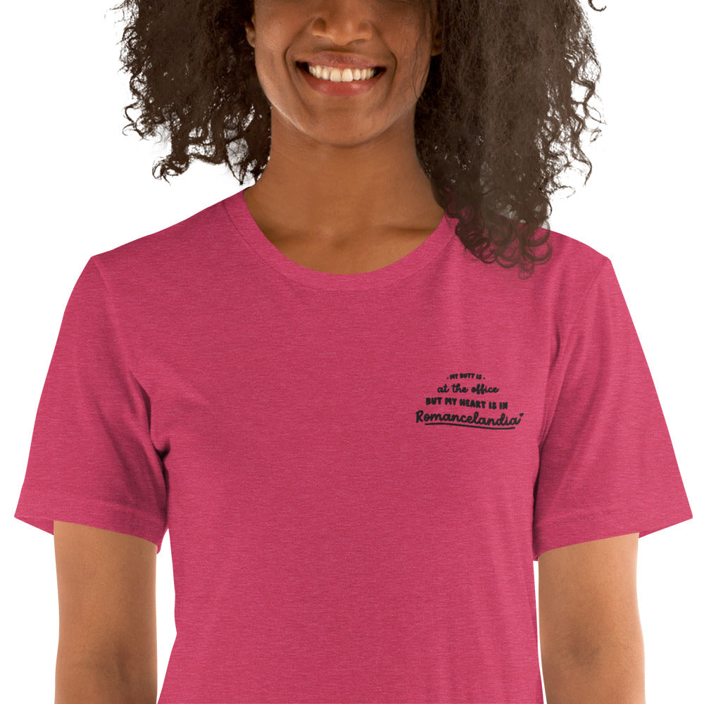 Romancelandia Embroidered Unisex t-shirt