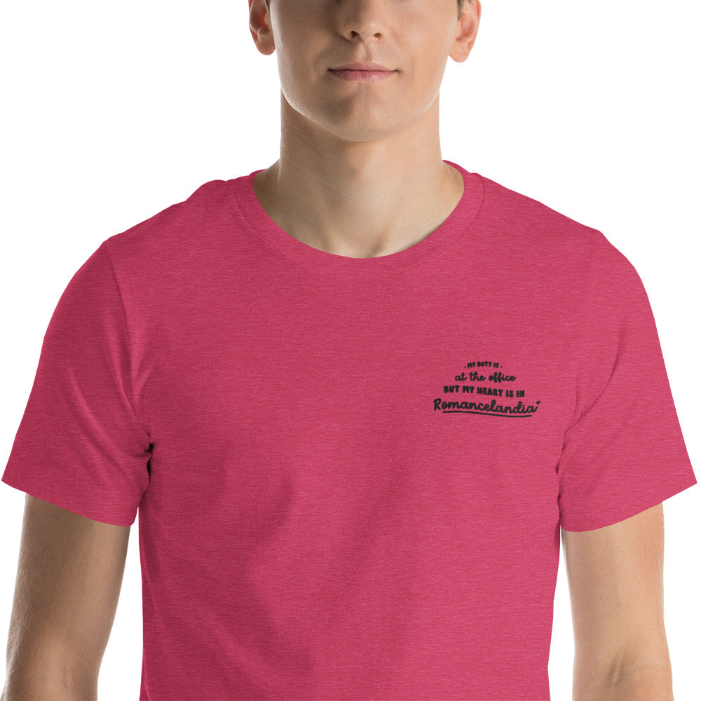 Romancelandia Embroidered Unisex t-shirt