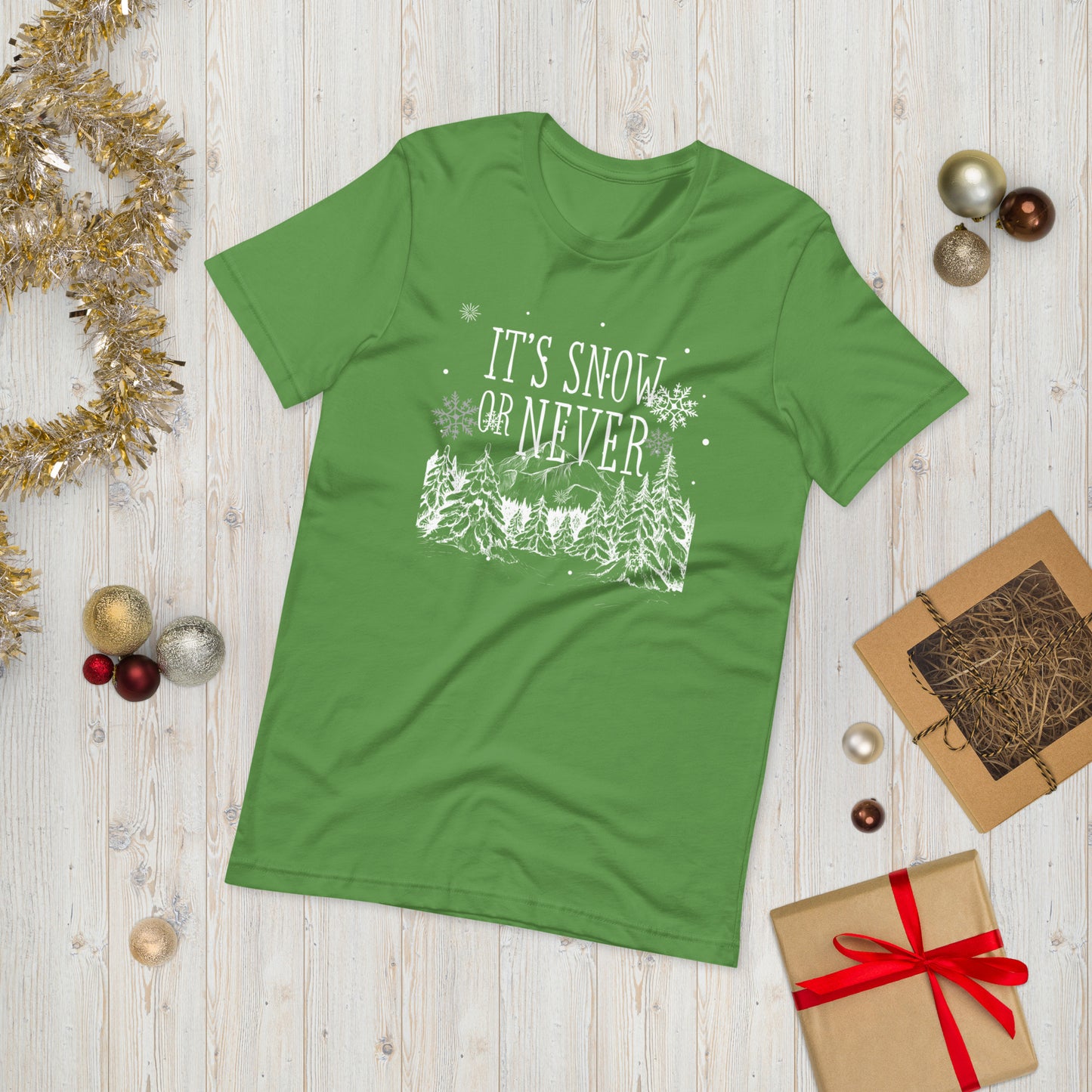 Snow or Never Unisex t-shirt