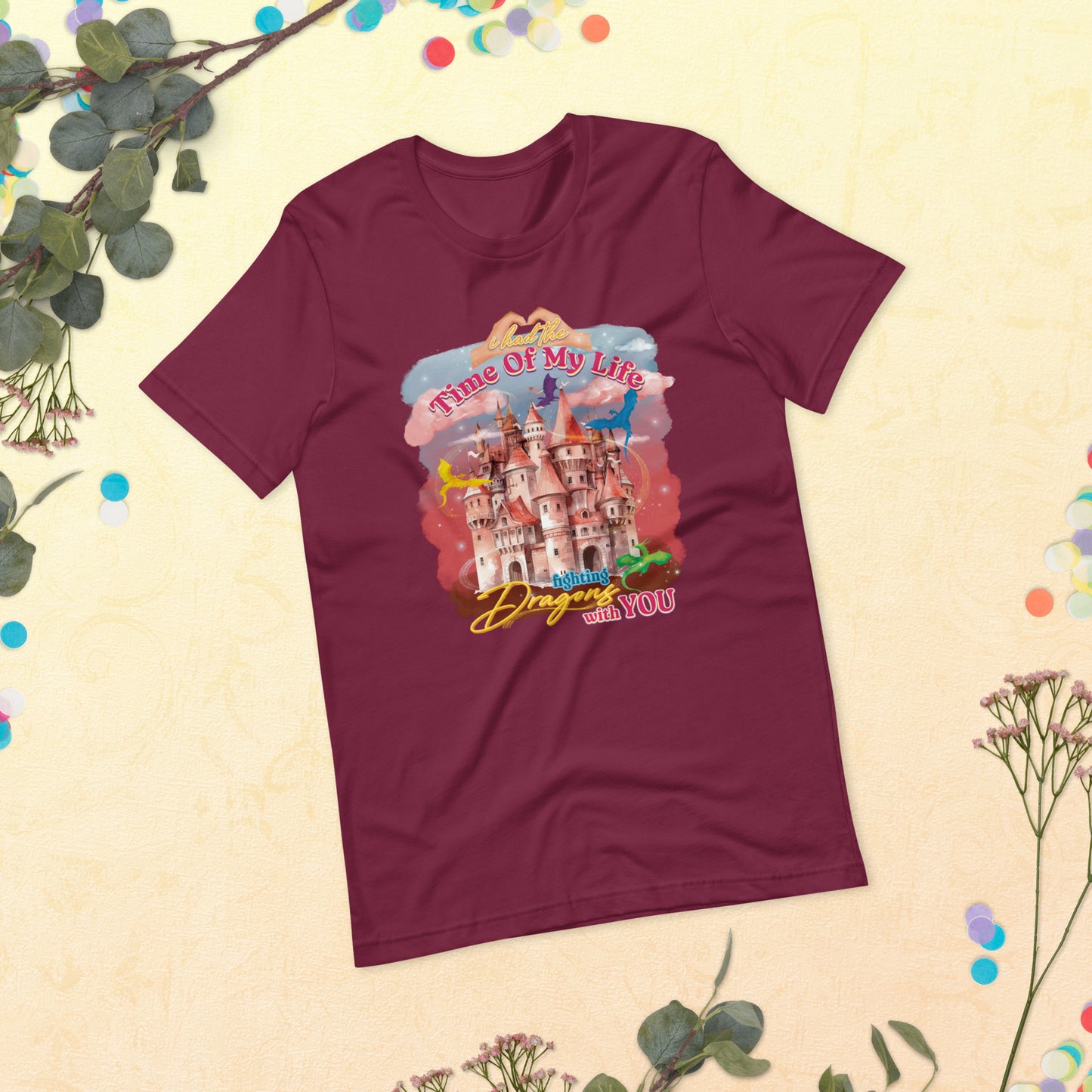 Fighting Dragons With You Unisex t-shirt