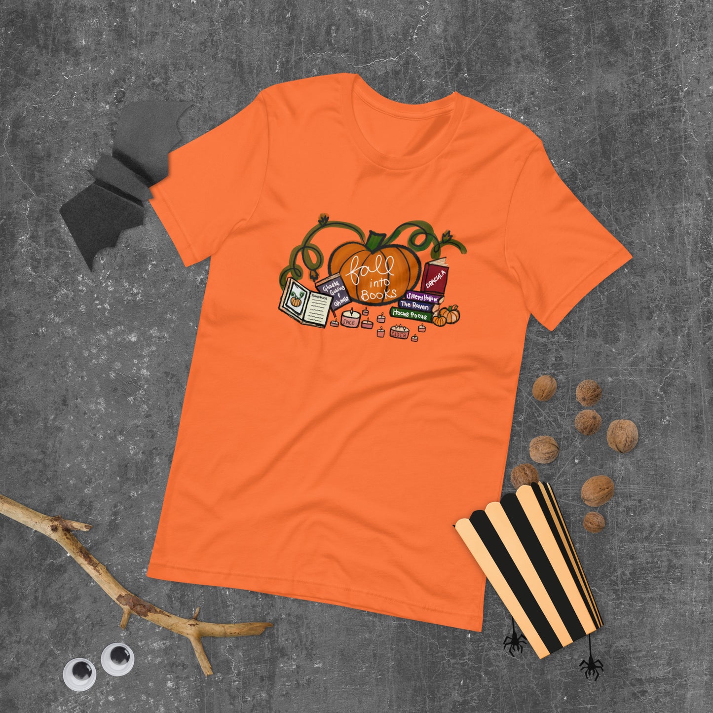 Fall Into Books Unisex T-shirt