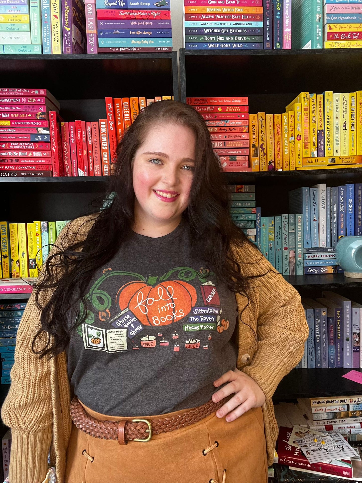 Fall Into Books Unisex T-shirt