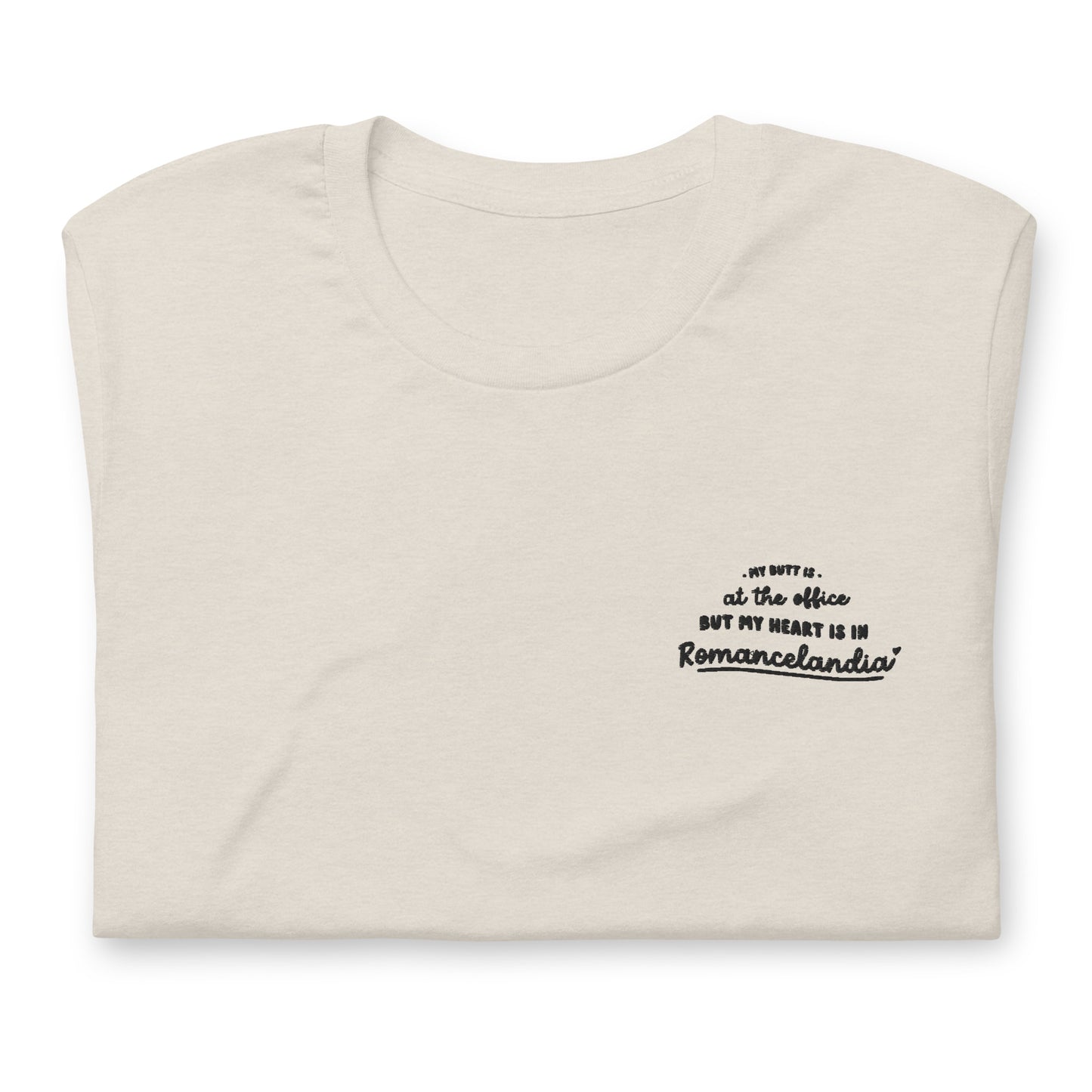 Romancelandia Embroidered Unisex t-shirt